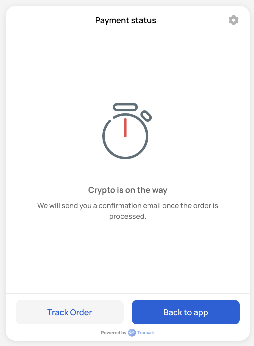 Payment Authorization Screen